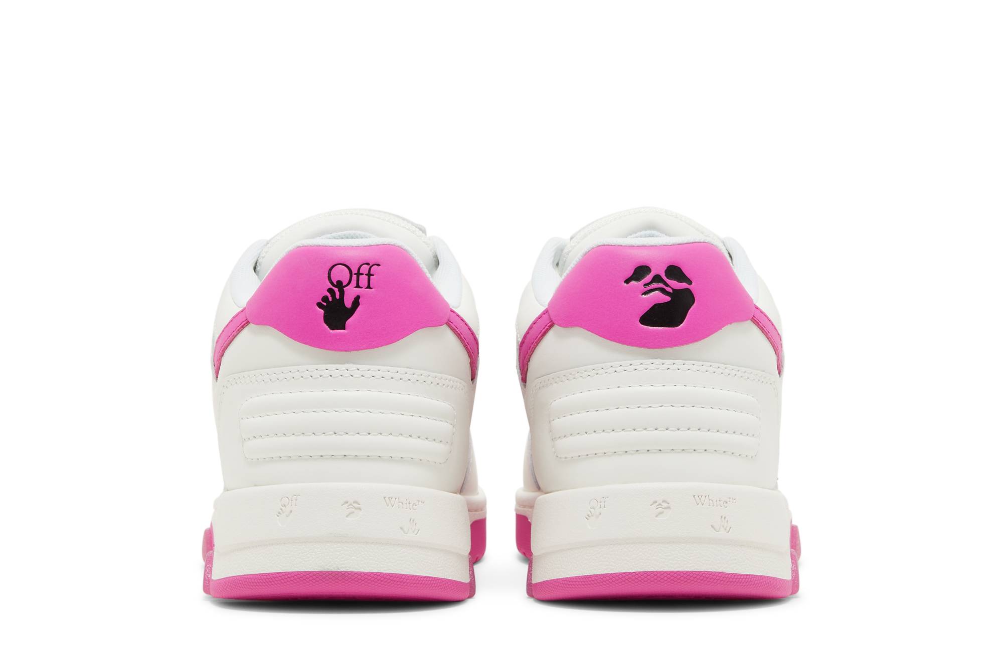 Details for OFF-WHITE Out Of Office 低幫系帶 時尚板鞋 女款 白粉色