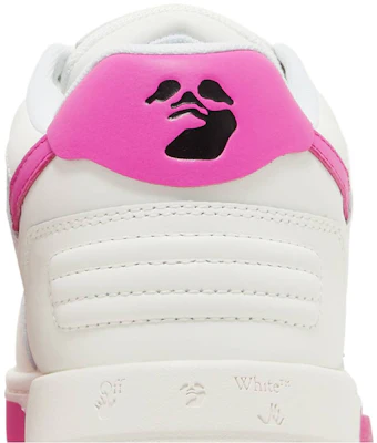 OFF-WHITE Out Of Office 低幫系帶 時尚板鞋 女款 白粉色 Sizing OFF-WHITE Out Of Office 低幫系帶 時尚板鞋 女款 白粉色