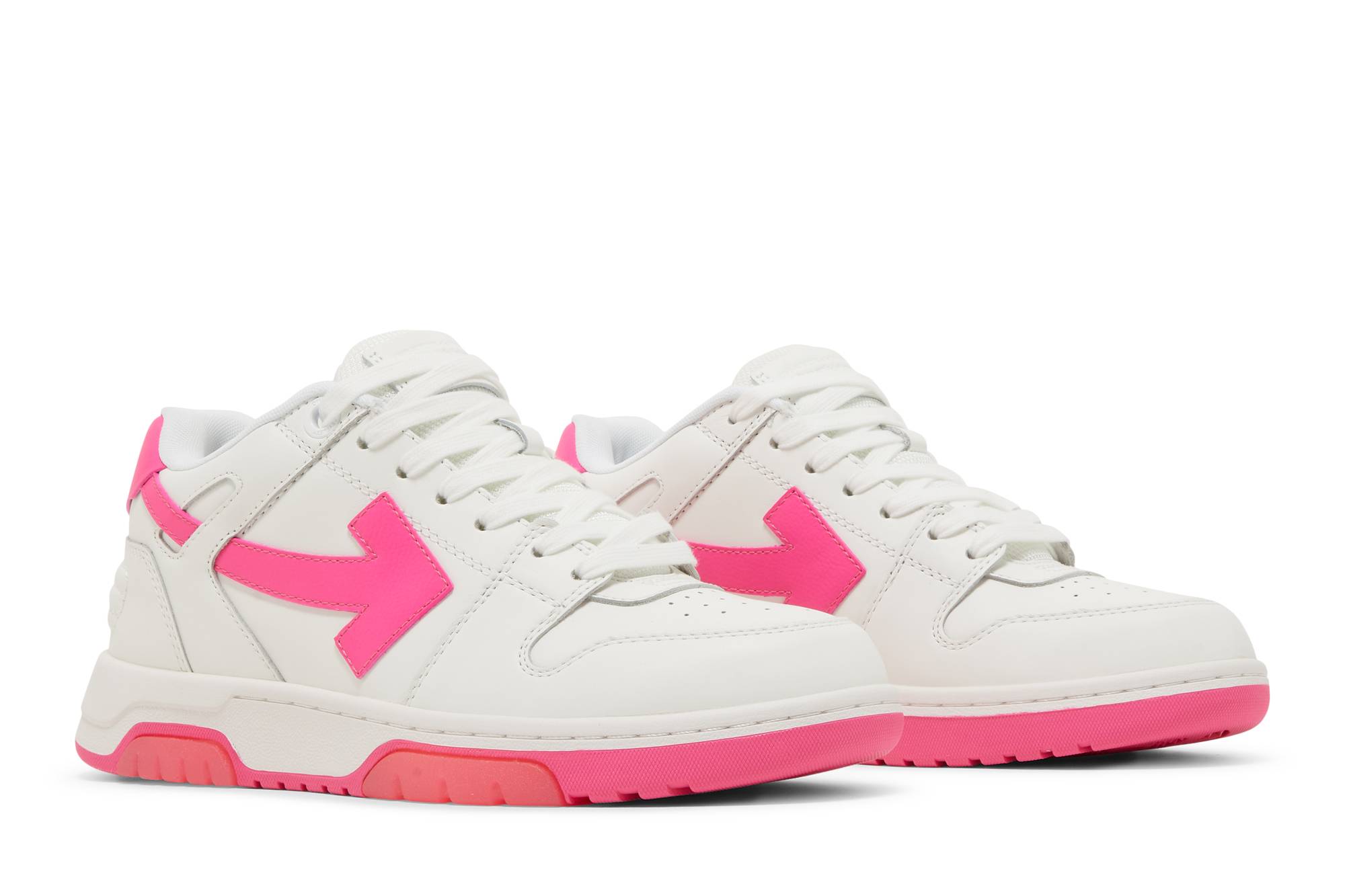 Cheap (W) "Off-White Out of Office 'Blanco Fucsia'" OWIA259S23LEA001-0132