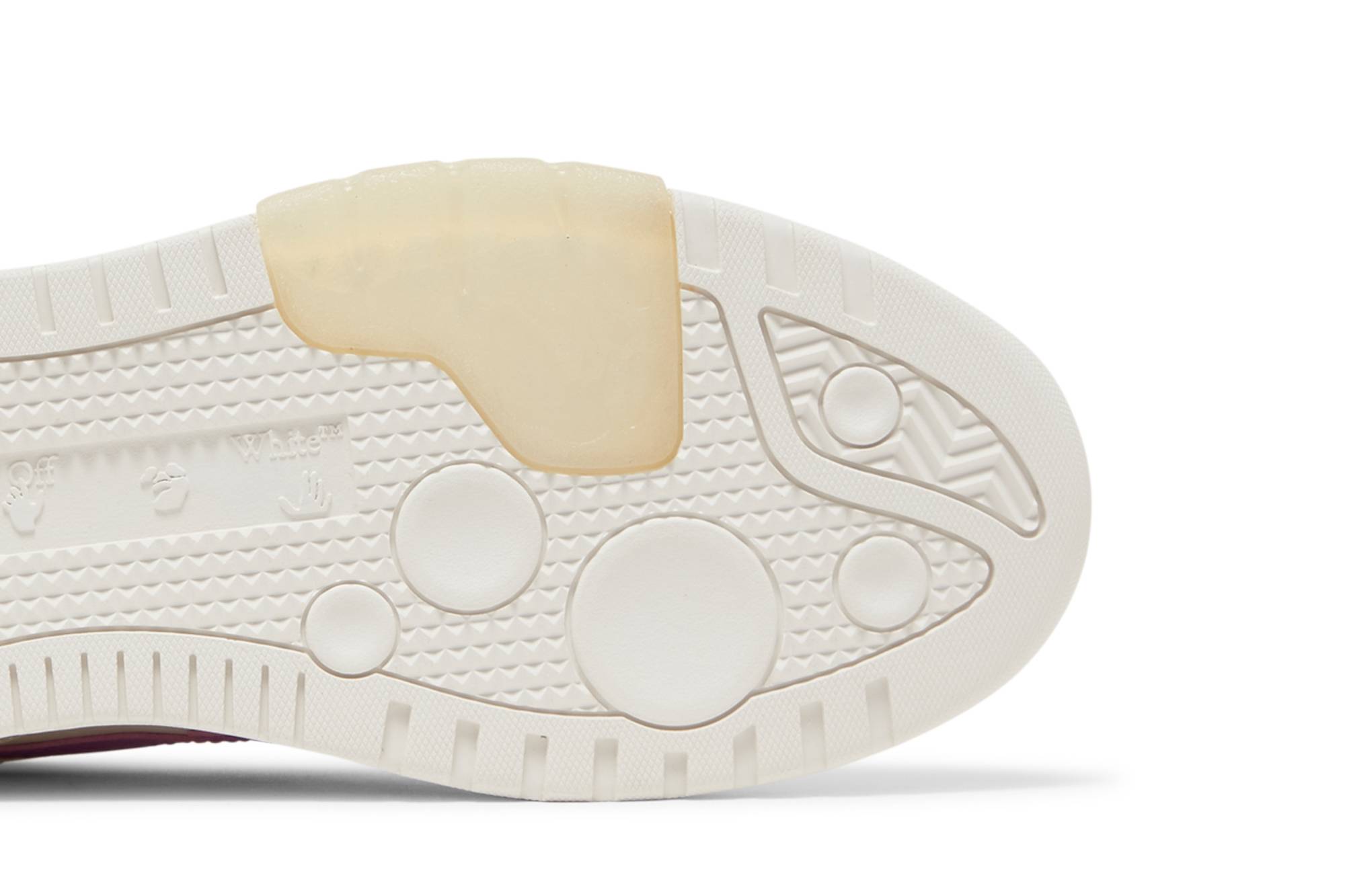 Purchase OFF-WHITE Out Of Office 皮革 低筒繫帶 時尚板鞋 女款 白紫