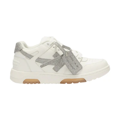 Off-White Out of Office 'White Silver Glitter'