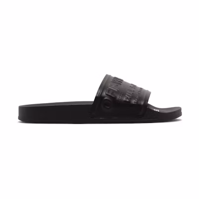 (W) Off-White Pool Sliders 'Black'