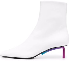 (Women) Off-White Stiletto Ankle Boots 'White' OWID015S22LEA0020137 (Women) Off-White Stiletto Ankle Boots 'White' OWID015S22LEA0020137