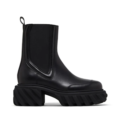 (W) Off-White Tractor Motor Chelsea Boot 'Black'