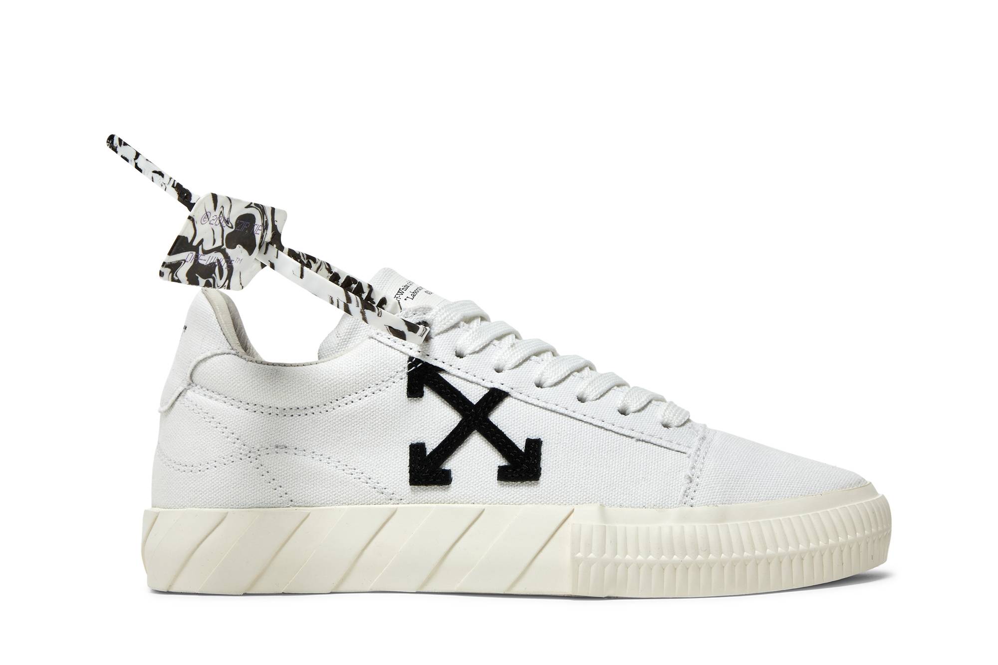 (Women) Off-White Vulc Eco Sneaker 'White Black' OWIA178F21FAB0020110