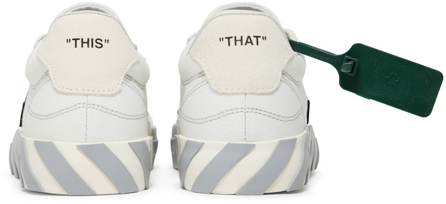 (W) Off-White Vulc Eco 小白鞋 '白灰' OWIA178C99FAB0020110 Details for (W) Off-White Vulc Eco 小白鞋 '白灰' OWIA178C99FAB0020110