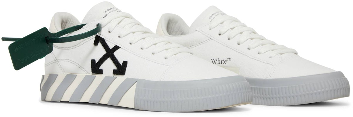 (W) Off-White Vulc Eco 小白鞋 '白灰' OWIA178C99FAB0020110 Cheap (W) Off-White Vulc Eco 小白鞋 '白灰' OWIA178C99FAB0020110