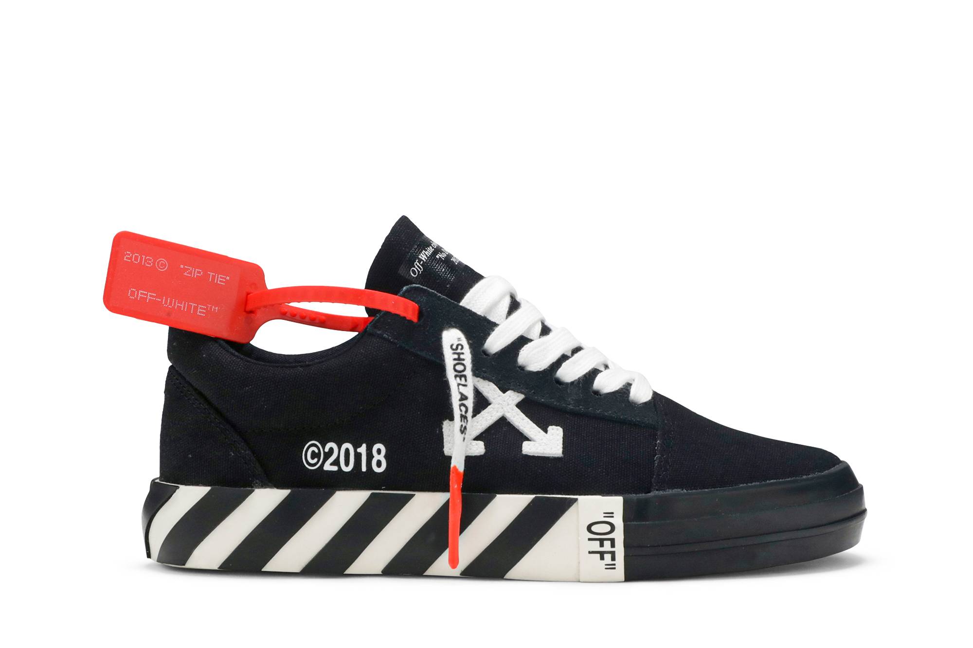 (Women) Off-White Vulc Low Top 'Black' OWIA146R19800016-1000