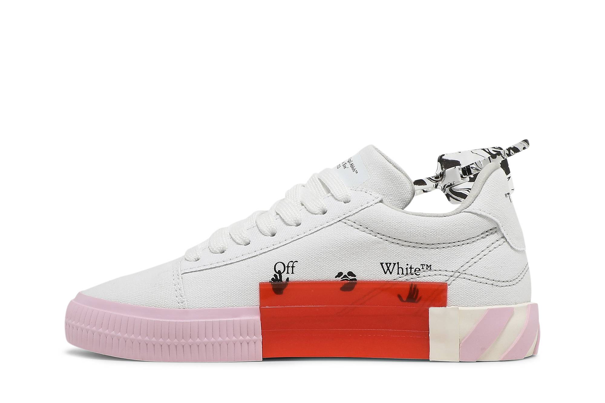 (W) Off-White Vulc Sneaker 2021 'White Pink' 圖 3
