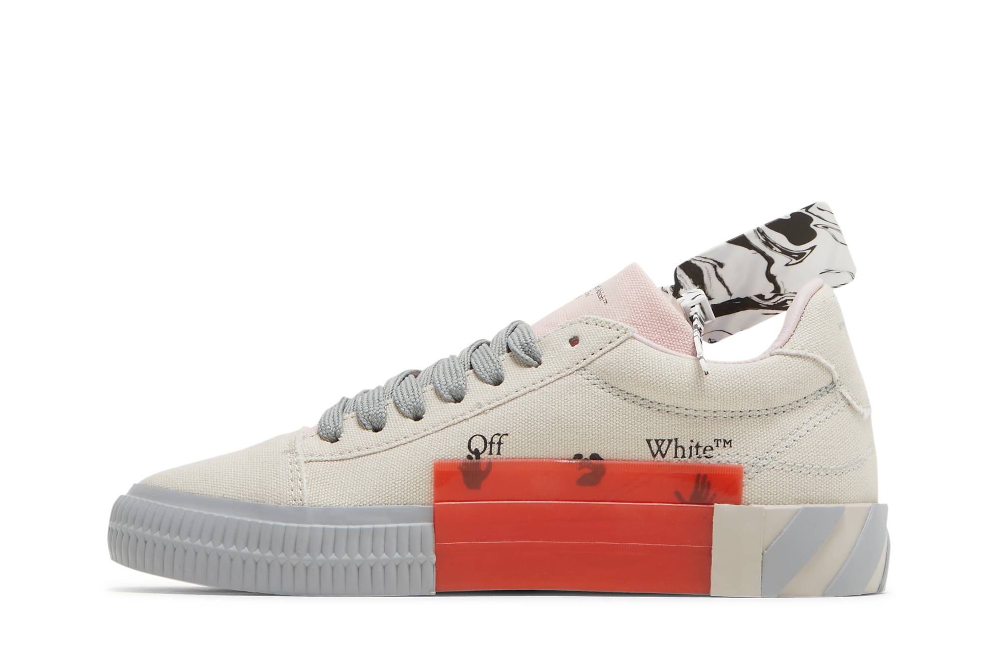 Lookbook (W) オフホワイト バルカンスニーカー ベージュグレー OWIA178S21FAB0016109