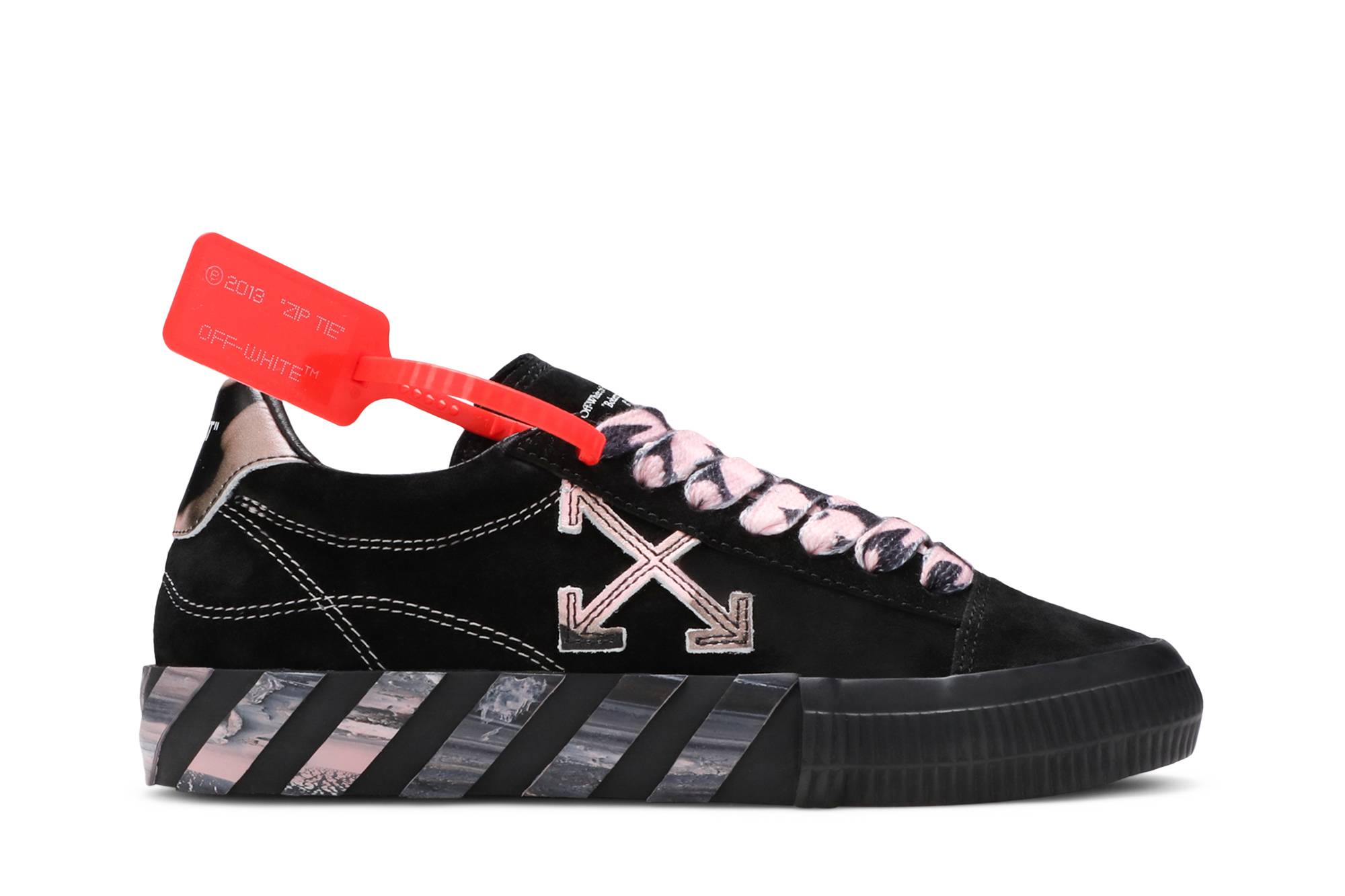 (W) Off-White Vulc Sneaker 'Liquid Melt - Black Pink'
