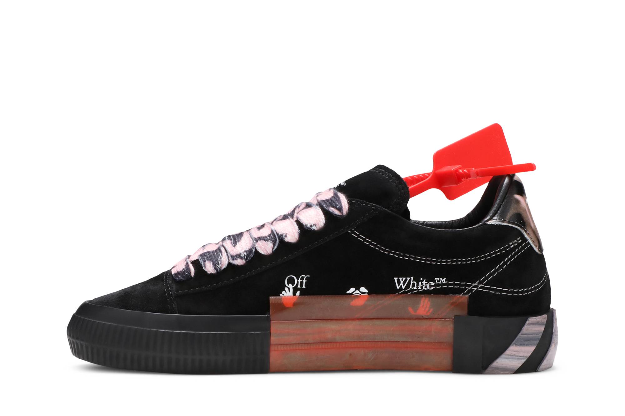 (W) Off-White Vulc Sneaker 'Liquid Melt - Black Pink' 圖 3