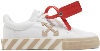 (Women) Off-White Vulc Sneaker 'White Beige' OWIA272S23FAB0020117 (Women) Off-White Vulc Sneaker 'White Beige' OWIA272S23FAB0020117
