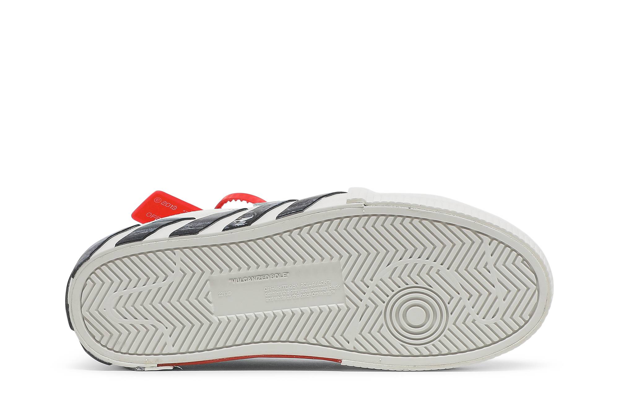 (W) Off-White Vulc Sneaker 'White Black' 圖 4