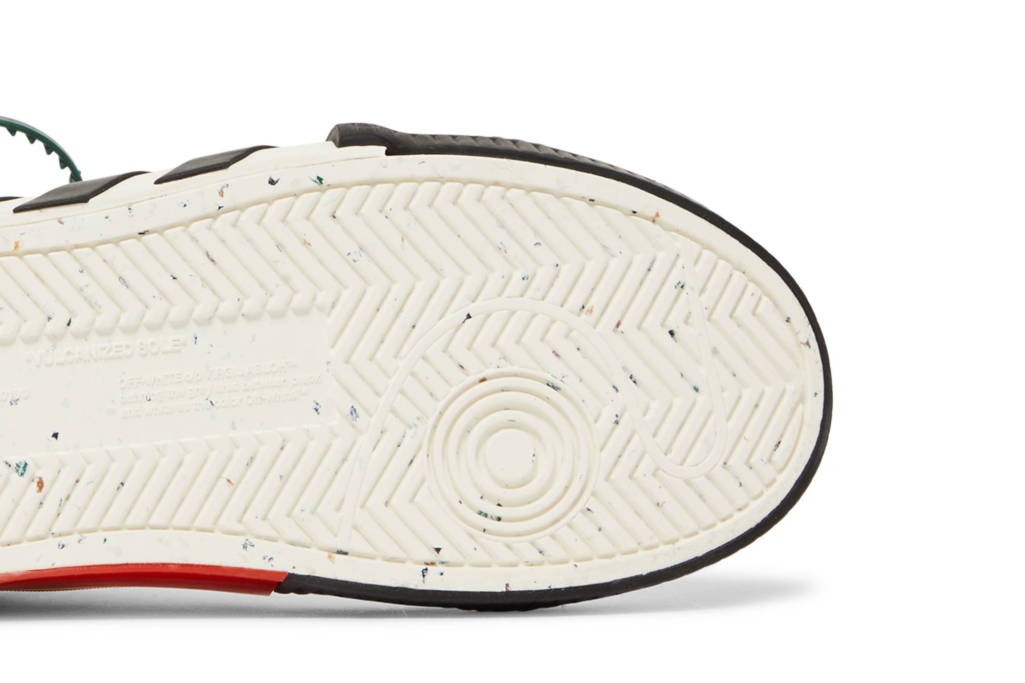 Purchase (W) オフホワイト バルカ スニーカー 白黒 (Ofuhowaito Baruka Sunīkā Shirokuro) OWIA178C99FAB0010110