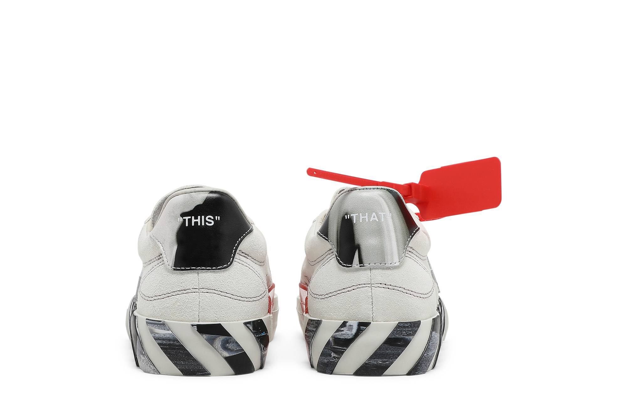 (W) Off-White Vulc Sneaker 'White Black' 圖 6