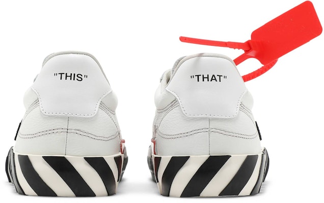 (W) Off-White Vulc Sneakers 'Putih Hitam' OWIA178R21LEA0020110 Details for (W) Off-White Vulc Sneakers 'Putih Hitam' OWIA178R21LEA0020110