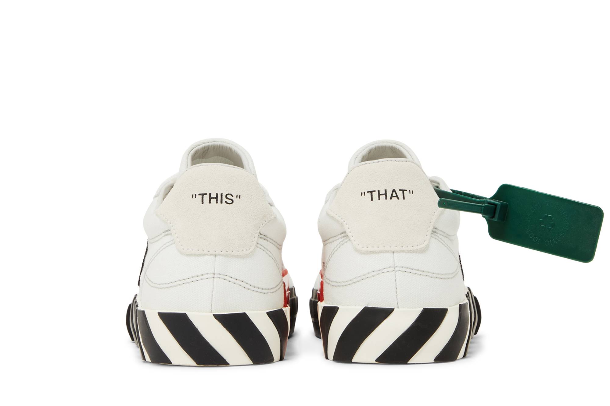 Details for (W) オフホワイト バルカ スニーカー 白黒 (Ofuhowaito Baruka Sunīkā Shirokuro) OWIA178C99FAB0010110