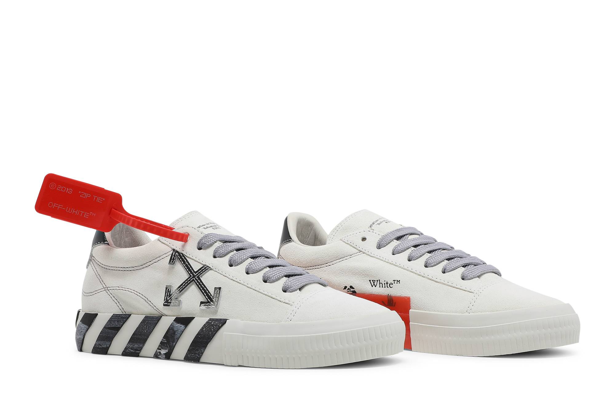 (W) Off-White Vulc Sneaker 'White Black' 圖 8