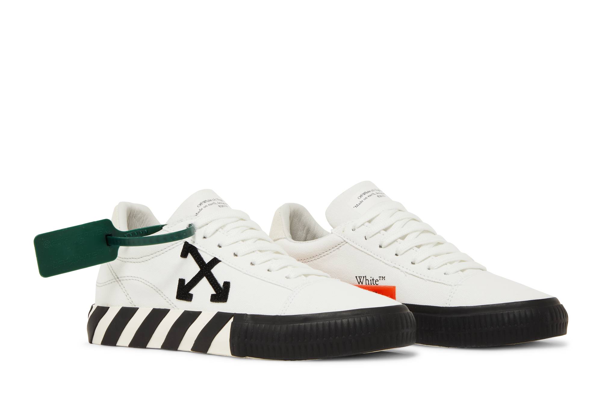 Cheap (W) オフホワイト バルカ スニーカー 白黒 (Ofuhowaito Baruka Sunīkā Shirokuro) OWIA178C99FAB0010110