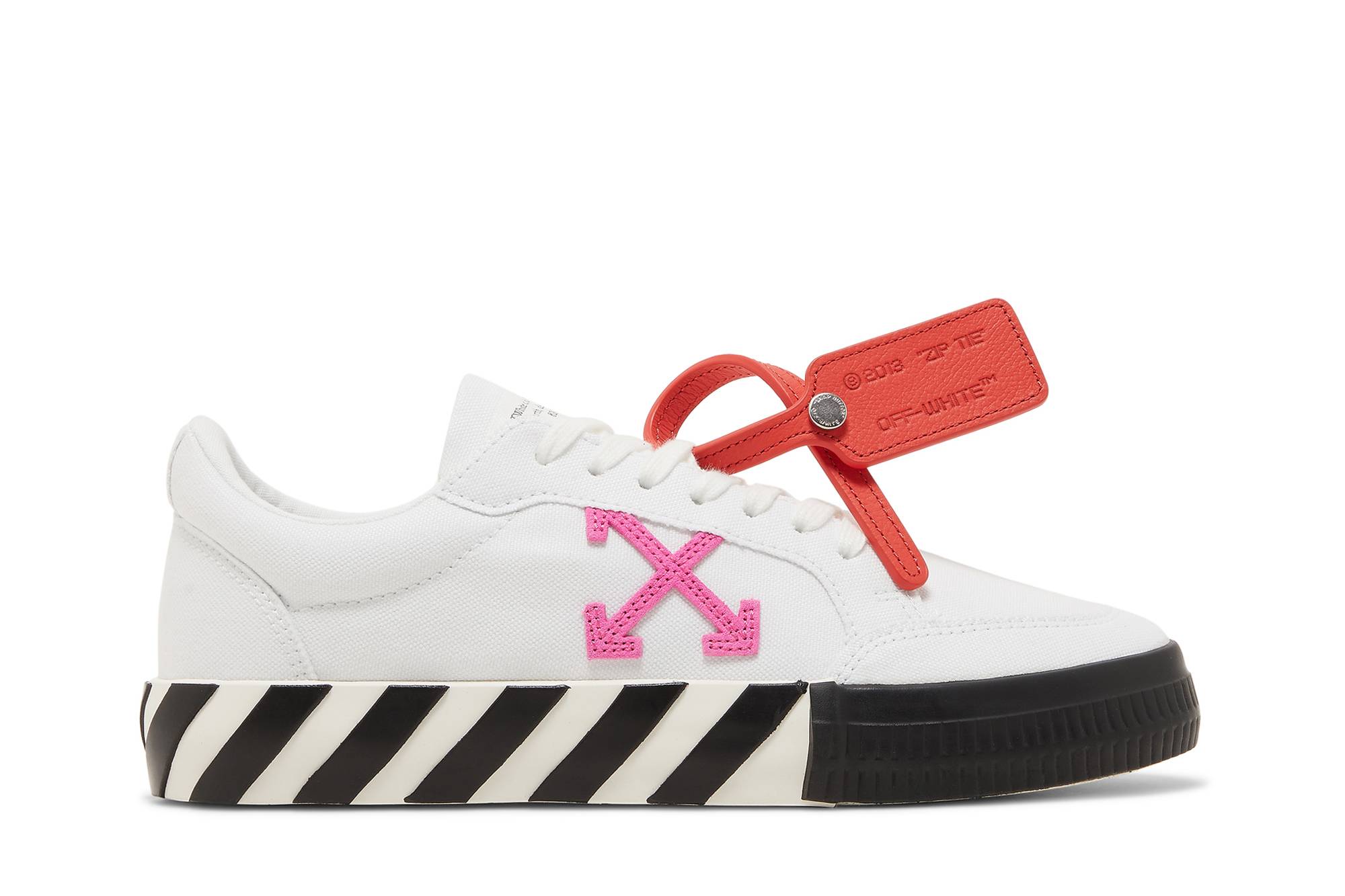 (Women) Off-White Vulc Sneaker 'White Black Fuchsia' OWIA272S23FAB0010132