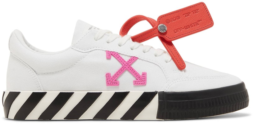 Women Off White Vulc Sneaker White Black Fuchsia