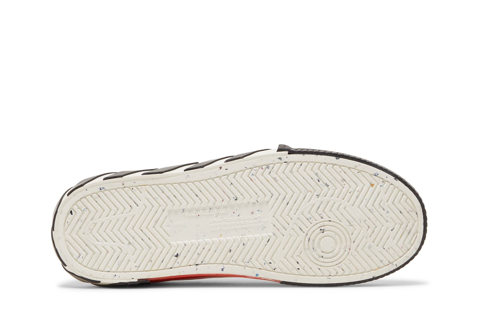 Shop (W) Off-White Vulc 白黑紫罗兰运动鞋 OWIA272S23FAB0010132