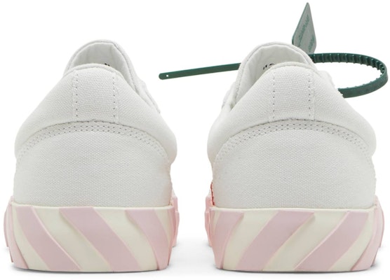 OFF-WHITE 棉布系帶時尚板鞋 女款 粉白 Details for OFF-WHITE 棉布系帶時尚板鞋 女款 粉白