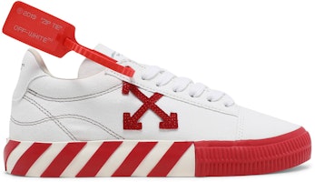 (Women) Off-White Vulc Sneaker 'White Red' OWIA178R21FAB0010125 (Women) Off-White Vulc Sneaker 'White Red' OWIA178R21FAB0010125