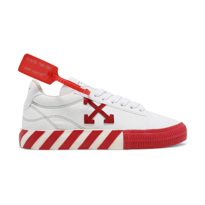 (W) Off-White Vulc Sneaker 'White Red'