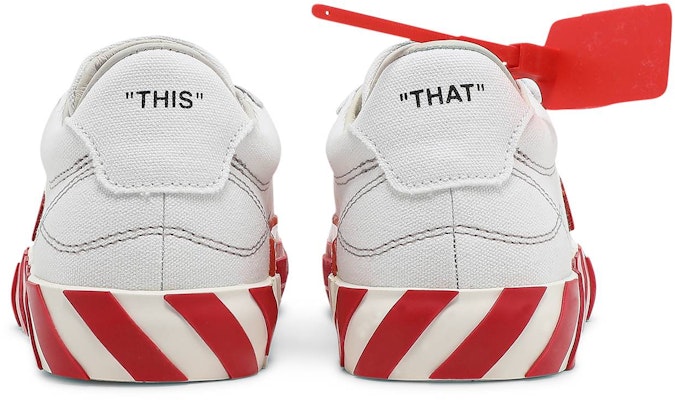 (W) Zapatillas Off-White Vulc 'Blanco Rojo' OWIA178R21FAB0010125 Details for (W) Zapatillas Off-White Vulc 'Blanco Rojo' OWIA178R21FAB0010125