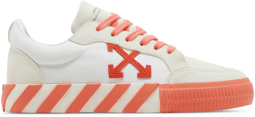 (Women) Off-White Vulc Sneaker Low 'White Coral' owia272s23lea0010126 Buy (Women) Off-White Vulc Sneaker Low 'White Coral' owia272s23lea0010126