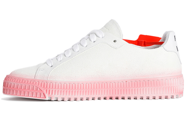 Buy (W) 오프화이트 벌커나이즈 스니커즈 '화이트 핑크' (Off-White 벌커나이즈 '핑크') OWIA145R207841120128