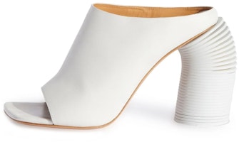 (Women) Off-White White 'Leather Open-Toe High Heel Fashion Sandal' OWIH048S23LEA0020372 (Women) Off-White White 'Leather Open-Toe High Heel Fashion Sandal' OWIH048S23LEA0020372