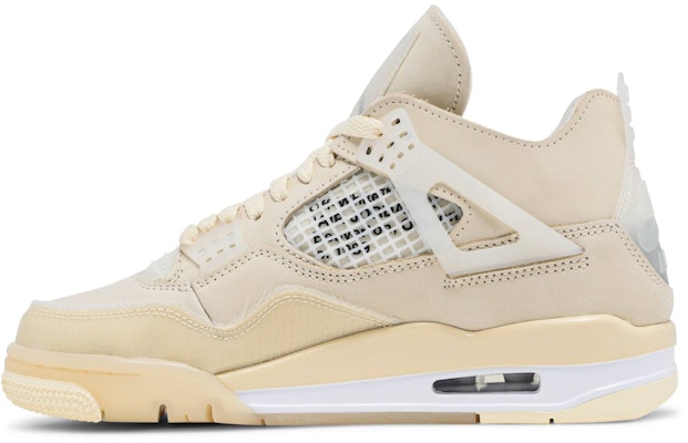 (Women) Off-White x Air Jordan 4 SP 'Sail' CV9388-100 Lookbook (Women) Off-White x Air Jordan 4 SP 'Sail' CV9388-100