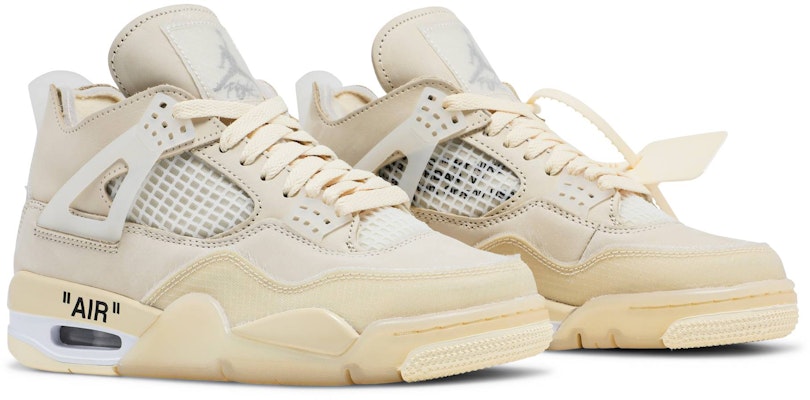 (Women) Off-White x Air Jordan 4 SP 'Sail' CV9388-100 Cheap (Women) Off-White x Air Jordan 4 SP 'Sail' CV9388-100