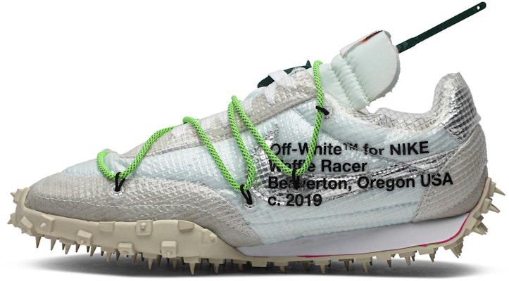 (W) Off-White x Nike Waffle Racer 'Verde Eléctrico' CD8180-100 Lookbook (W) Off-White x Nike Waffle Racer 'Verde Eléctrico' CD8180-100