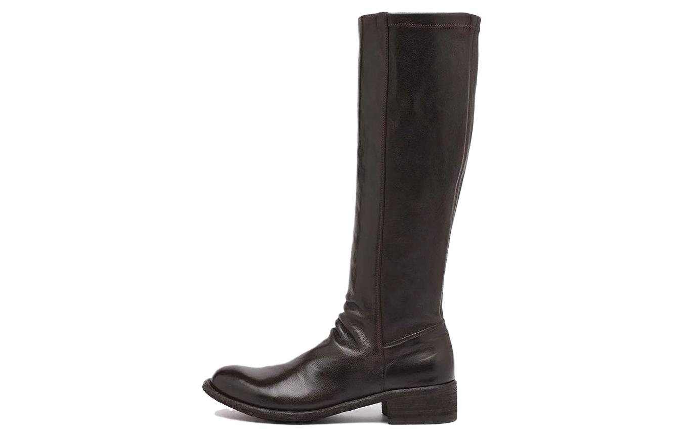 (Women) Officine Creative Advanced High-Top Boots 'Brown Leather' OCDLISO035IGNI2D215