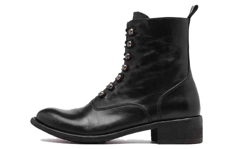 (W) Officine Creative Ankle Boot 'Black Leather'