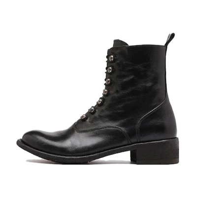 (W) Officine Creative Ankle Boot 'Black Leather'