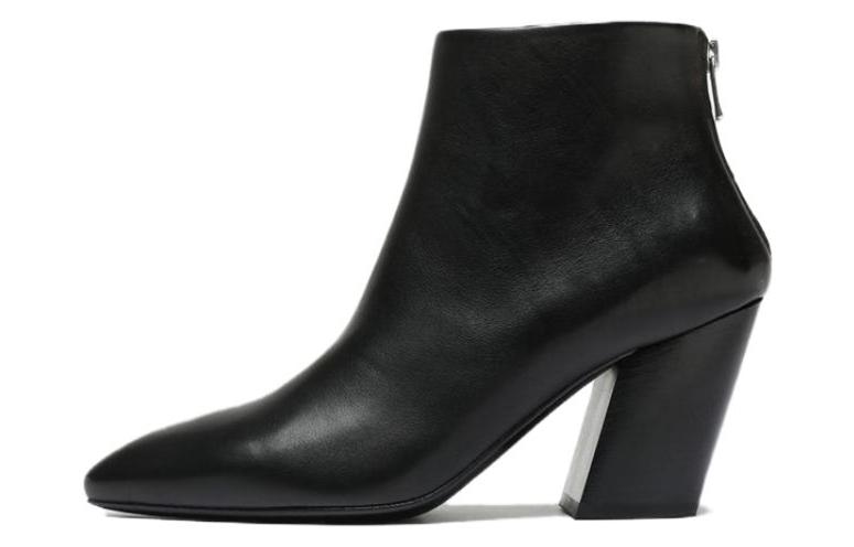(Women) Officine Creative Ankle Boot 'Black Leather High-Top' OCDSEVR003BUNA21000