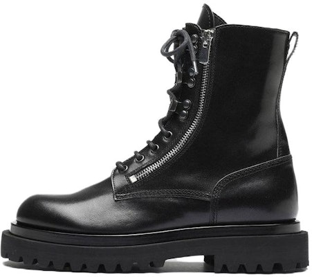 (W) 오피치네 크리에이티브 블랙 짚 부츠 (Officine Creative 블랙 짚 부츠) OCDULTA003FIOL51000 Buy (W) 오피치네 크리에이티브 블랙 짚 부츠 (Officine Creative 블랙 짚 부츠) OCDULTA003FIOL51000