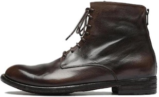 (Women) Officine Creative Ankle Boot 'Brown Leather Round Toe' OCDLEXI123IGN18D222 (Women) Officine Creative Ankle Boot 'Brown Leather Round Toe' OCDLEXI123IGN18D222