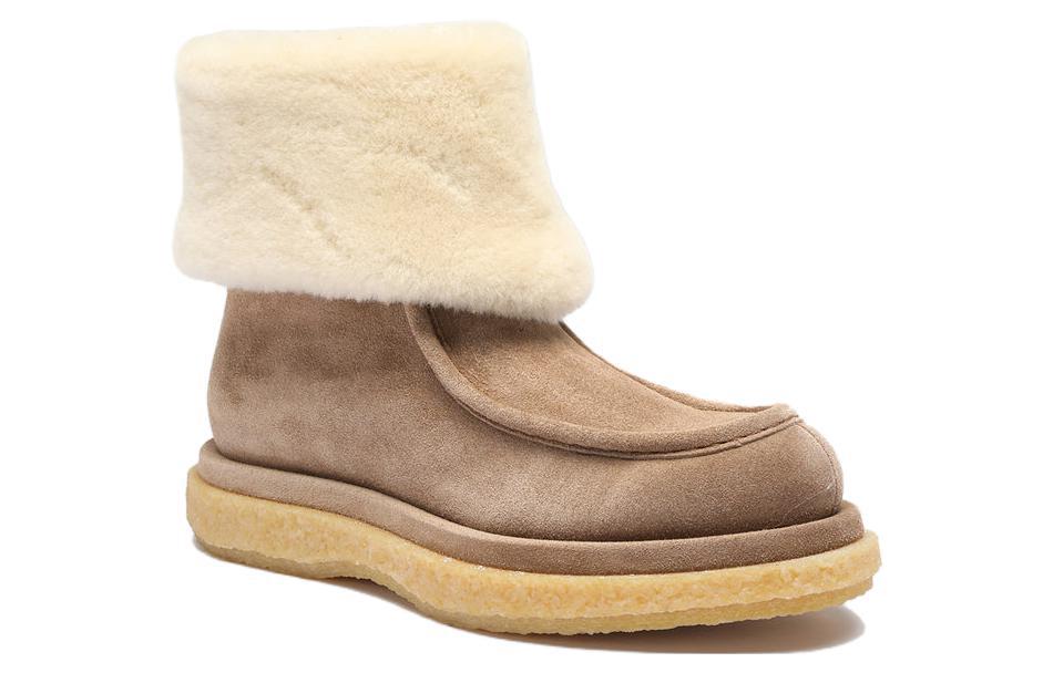 Order (W) Officine Creative Sepatu Bot Ankle 'Brown Snow' Coklat Salju OCDHOLY001LIC43F255