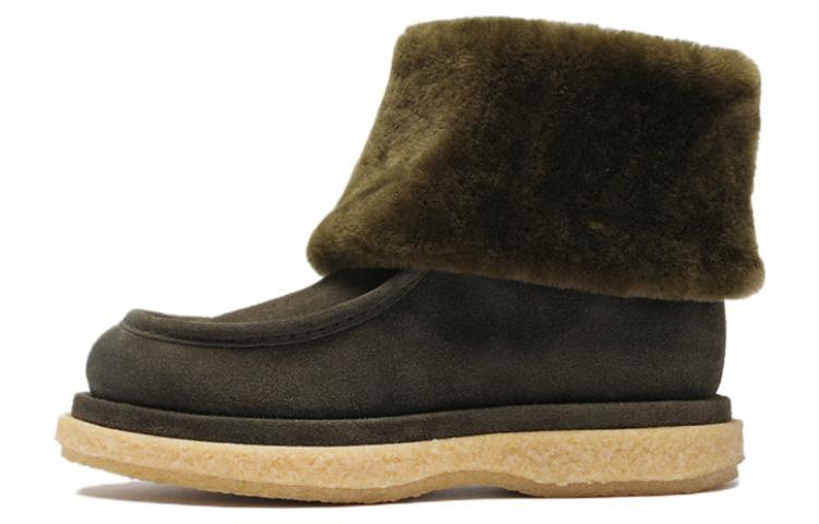 (Women) Officine Creative Ankle Snow Boots 'Green' OCDHOLY001LIC43R536