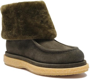 (W) オフィチーネ・クリエイティブ アンクルスノーブーツ (グリーン) OCDHOLY001LIC43R536 Order (W) オフィチーネ・クリエイティブ アンクルスノーブーツ (グリーン) OCDHOLY001LIC43R536