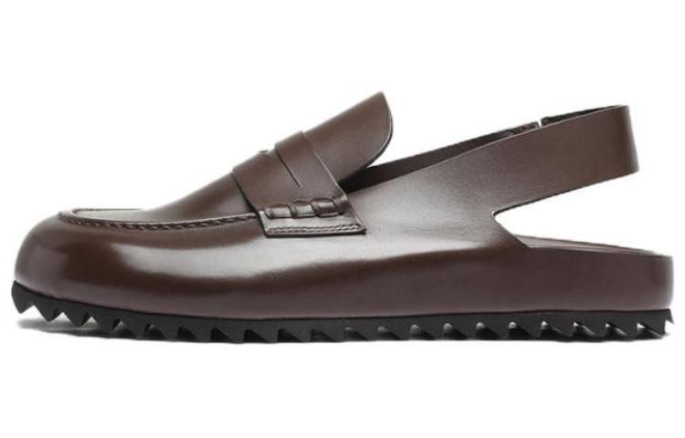 (Women) Officine Creative Casual Leather Loafers 'Brown' OCDPELA015BUTTED225