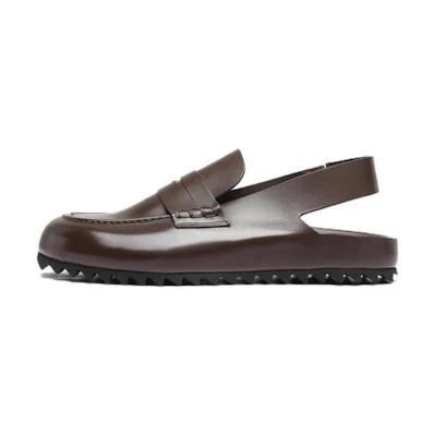 (W) Officine Creative Casual Leather Loafers 'Brown'