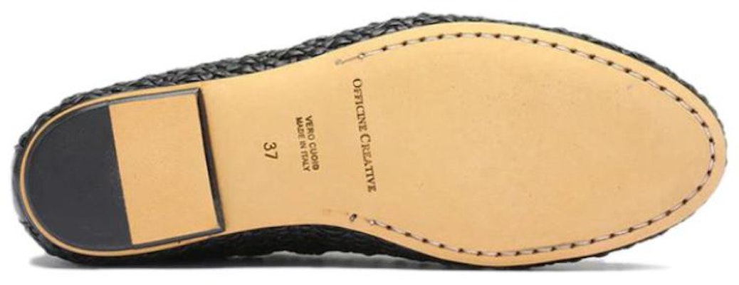 (W) Officine Creative Zapatos Casual de Cuero Slip-On 'Black Comfort' OCDBESS011INSHE1000 Purchase (W) Officine Creative Zapatos Casual de Cuero Slip-On 'Black Comfort' OCDBESS011INSHE1000