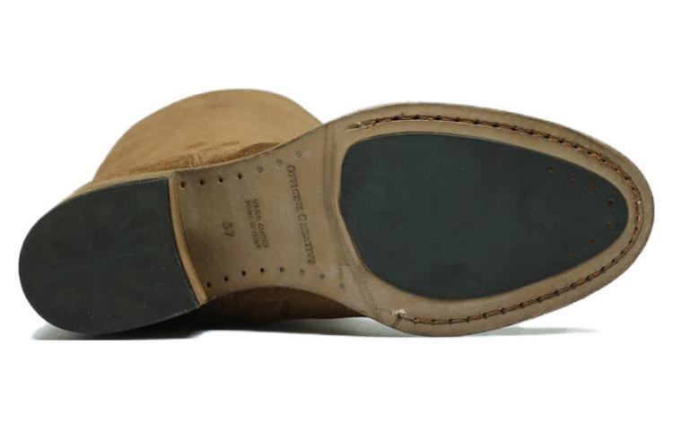 Purchase Officine Creative Denner 皮革麂皮休閒高筒靴 女款 棕色